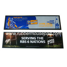 China Washable Custom Rubber Bar Mat Anti-slip With Colorful Logo supplier