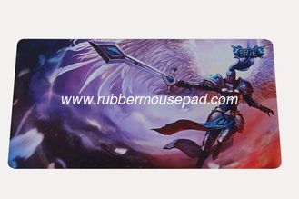 China Washable Smellless Rubber Play Mat Unique 4 Color Sublimation Printing supplier
