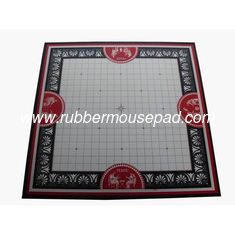 China Square Neoprene Rubber Play Mat Non Slip Smooth For Table Cards Game supplier