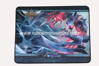 China Sublimation Blank Rubber Play Mat Anti-slip Soft With Smooth Fabric Top supplier