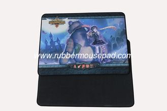 China Cards Game Rubber Play Mat Non-Slip Rectangular With Modern Pattern supplier