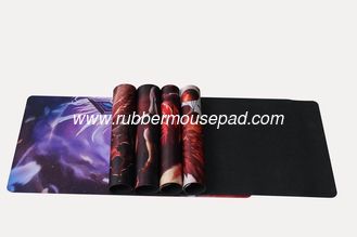 China 4 Color Printing Rubber Game Mat Soft Durable Washable With Beautiful Logo supplier