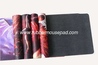 China Off-Set Printing Table Rubber Game Mat Non-Slip Rectangular Smooth Fabric supplier