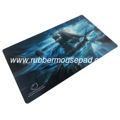 China Environmental Skidproof Rubber Play Mats OEM Designs For Card Game supplier