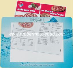 China Rubber counter mats , Desk Window Counter Mat with Full Color printing supplier
