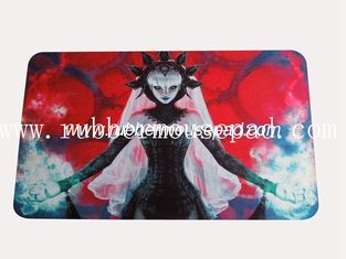China Hot Card Game Rubber Play Mat , Square Sexy Anime Mouse Pad supplier