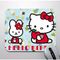 Hello Kitty Customized Rubber Mouse Pads / Mats For Promotional Gift supplier