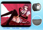 Cool Printed Rubber Mouse Pad With Fabric Smooth Surface 210x180mm supplier