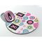 Sublimation Natural Rubber Mousepad, Fabric Round Mouse Mat supplier
