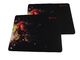 Non-Skid Natural Rubber Mouse Pad CMYK Printing With Polyester Fabric Top supplier