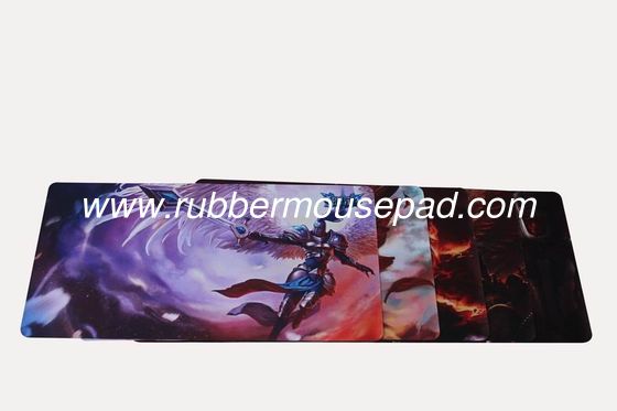 Custom Natural Foam Rubber Play Mat , Full Color Card Game Play Mat
