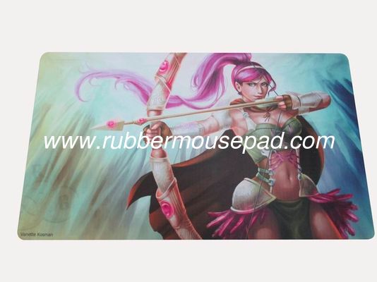 Anti-Slip Natural Rubber Gaming Mouse Mat Durable Washable Sublimation Printing